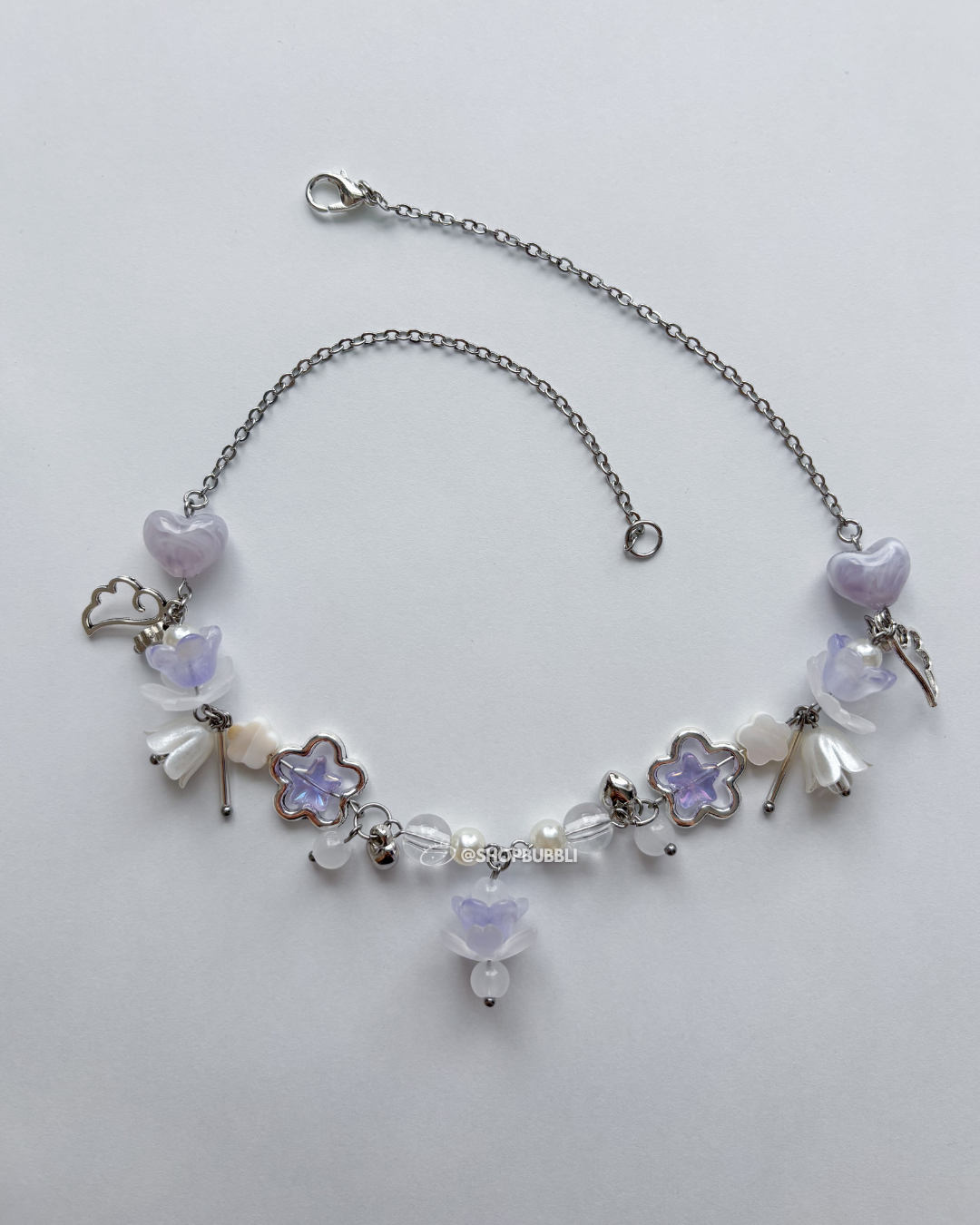 LAVENDER DAINTY NECKLACE