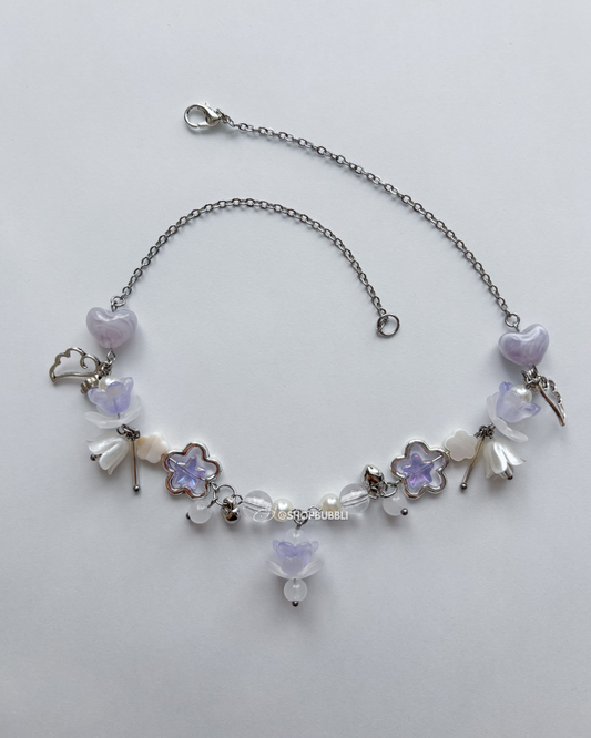 LAVENDER DAINTY NECKLACE