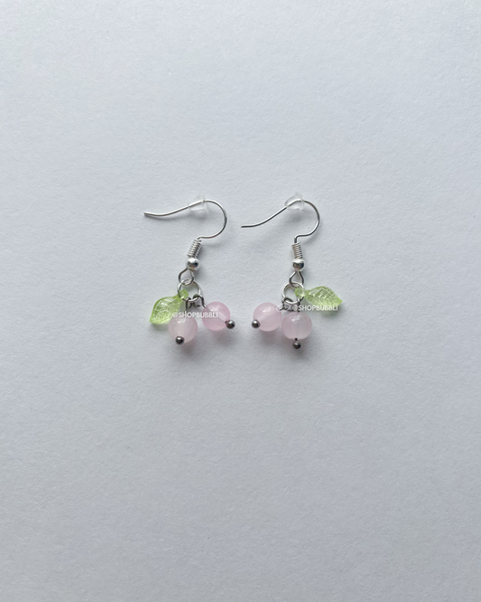 PINK CHERRY EARRINGS